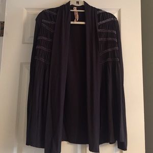 Bailey 44 dark gray/blue cardigan