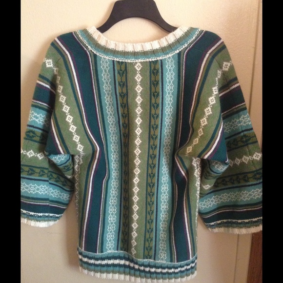 Beautiful Maternity striped Green Sweater💗 - Picture 3 of 4