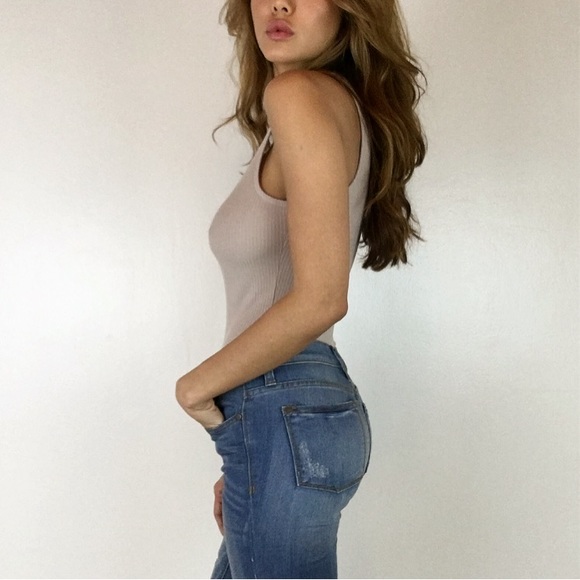 • SOLD • Nude Tank Bodysuit L - Picture 4 of 4