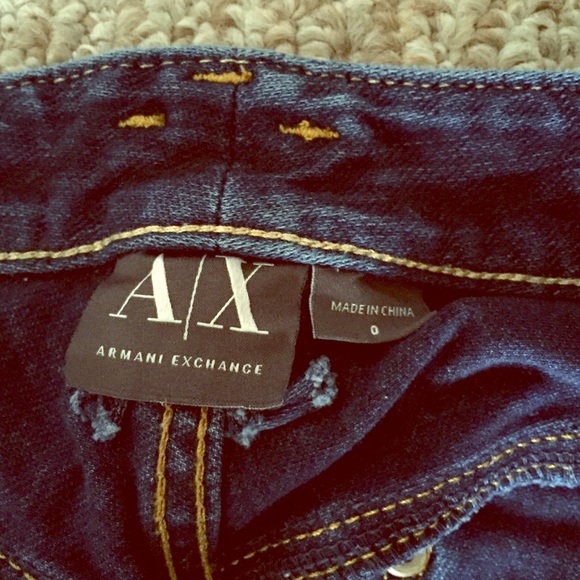 Armani exchange skinny ankle