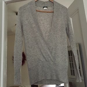 J. Crew Draped V-neck Sweater, Size XS