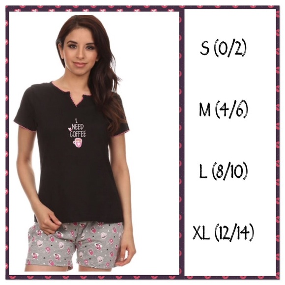 COFFEE LOVERS PAJAMAS - SMALL - Picture 3 of 3