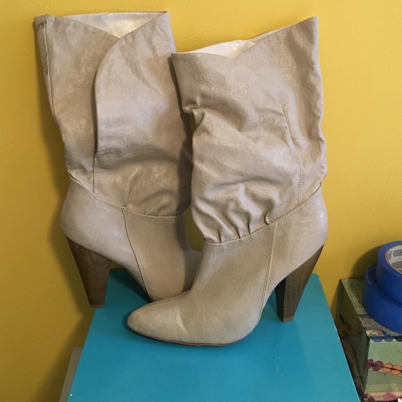 Ivory boots