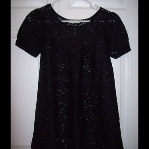 Forever Black Lace Top
