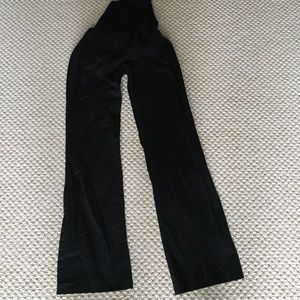Black maternity dress pants