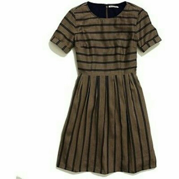 Madewell Broadway and Broome Stripe Songbird Dress