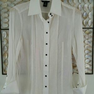 Boyfriend Inspired Tuxedo Shirt NWT