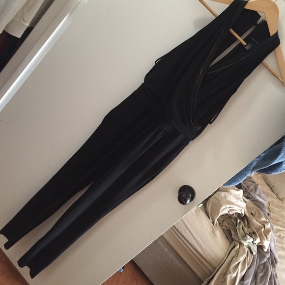 Black jumpsuit from White House Black Market