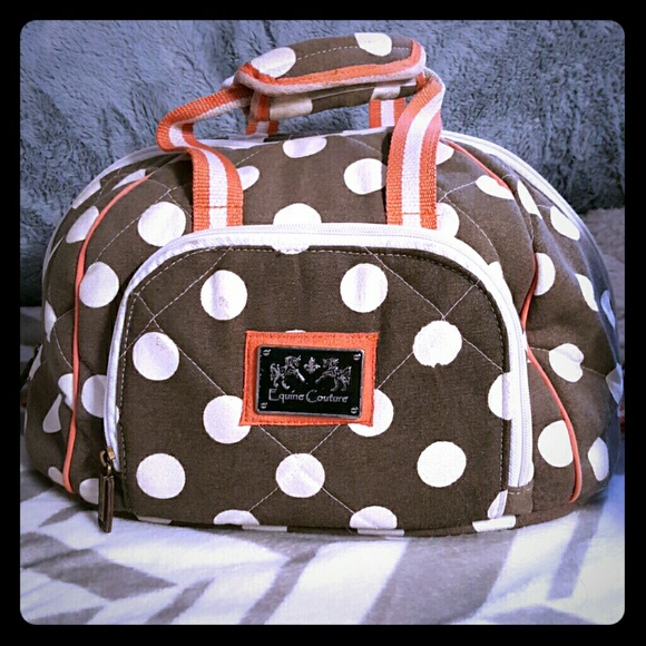 Equine couture helmet bag