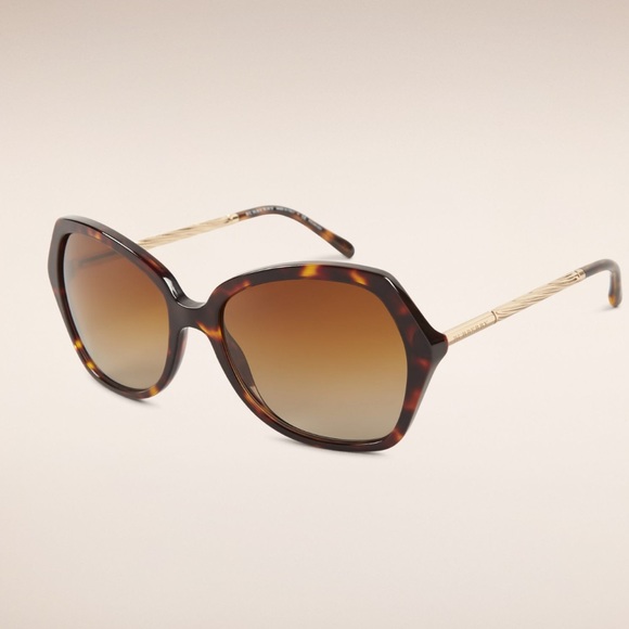 Burberry Gabardine Collection Oversize Sunglasses
