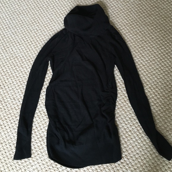 Black maternity sweater