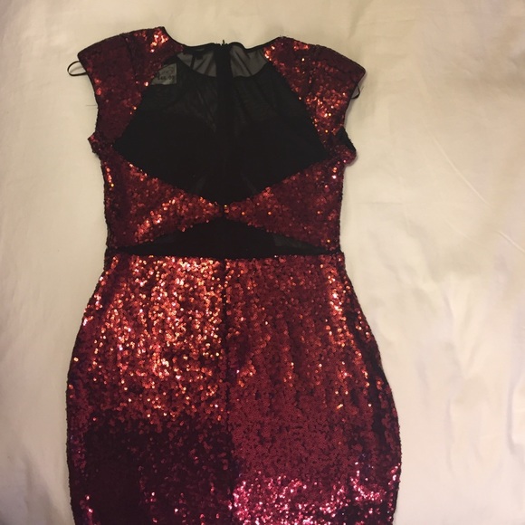 Dress Black mesh w/ sequins NWT✨ - Picture 6 of 7