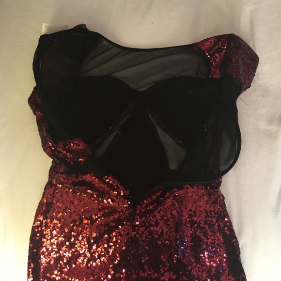 Dress Black mesh w/ sequins NWT✨ - Picture 7 of 7