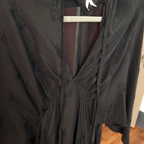 Maeve black silk dress. Size 4. - Picture 1 of 4