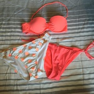 Victoria secret 3 piece bikini set