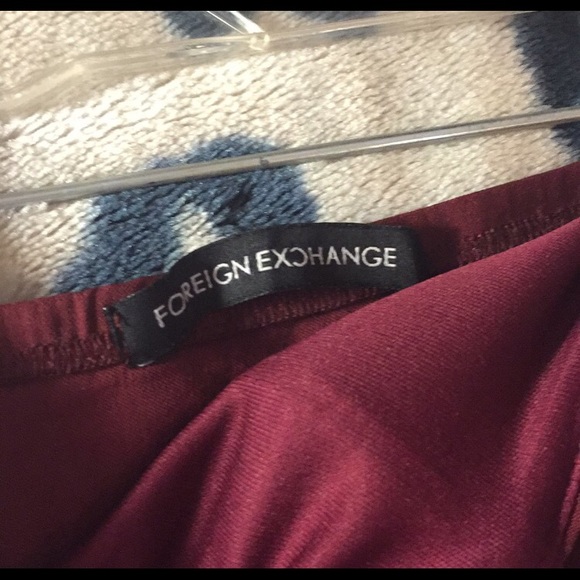 Burgundy strapless formal/cocktail dress - Picture 4 of 4