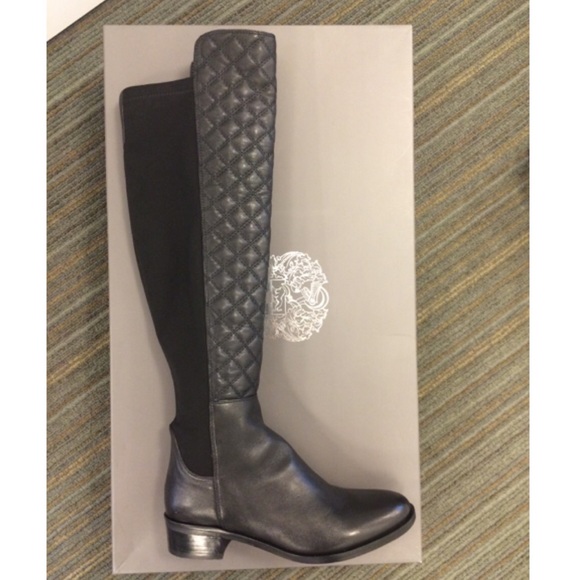vince camuto tall leather stretch boots