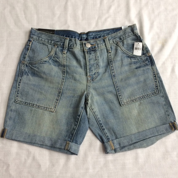GAP Pants - NEW GAP Light Wash Button Fly Shorts