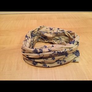 Floral infinity headband