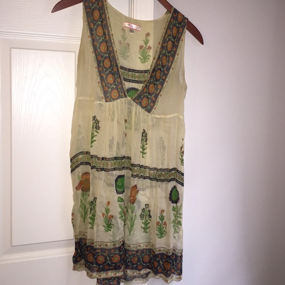 Lux multicolor empire waste shirt/dress - Picture 1 of 4