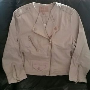 NWT Banana Republic cropped denim jacket, size L