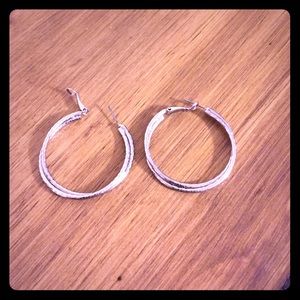 Silver Hoop Earrings