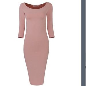 Light pink bodycon