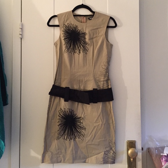 DKNY shift dress with belt