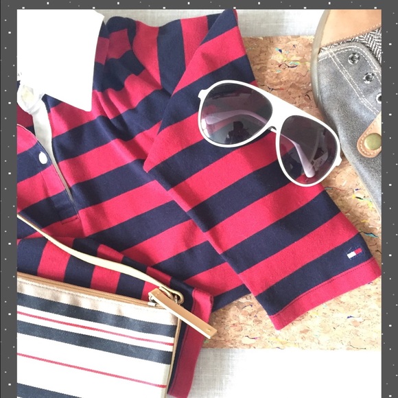 Tommy Hilfiger striped rugby shirt