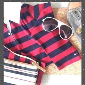 Tommy Hilfiger striped rugby shirt