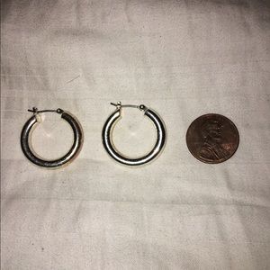 Silver earrings
