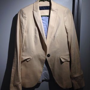 Zara beige blazer size 2