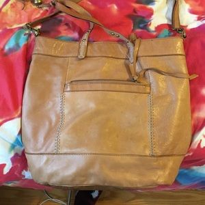 Lucky brand leather shoulder bag
