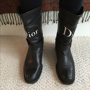 💖👢Christian Dior Motorcycle Boots😍