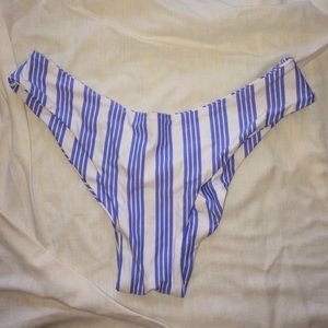 blue striped cheeky bottoms