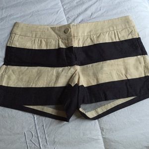 J. Crew 3" Horizon-Stripe Shorts, Size 4