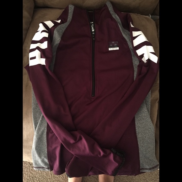 Pink vs half zip