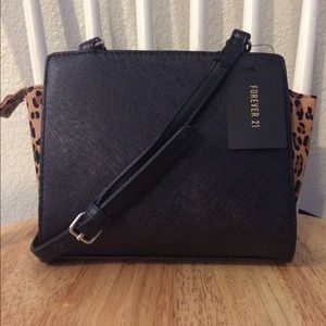 Leopard Print Crossbody Bag