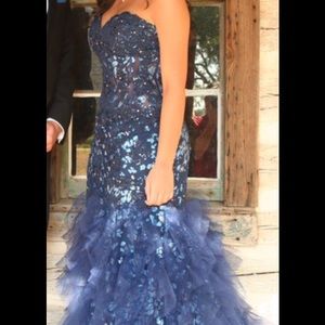 Jovani Royal Blue Prom Dress