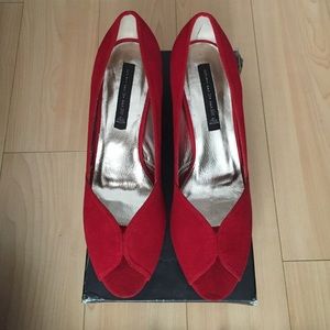 Steve Madden bamba red shoes