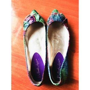 Funky! Rainbow Animal Print Flats