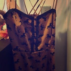 "Wild Horses" a-line dress