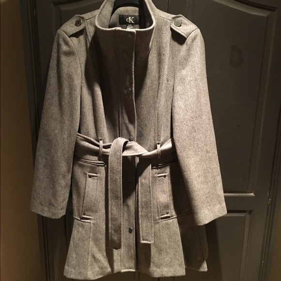 Beautiful gray CK winter coat