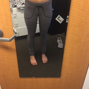 Lululemon fold over leggings with pockets