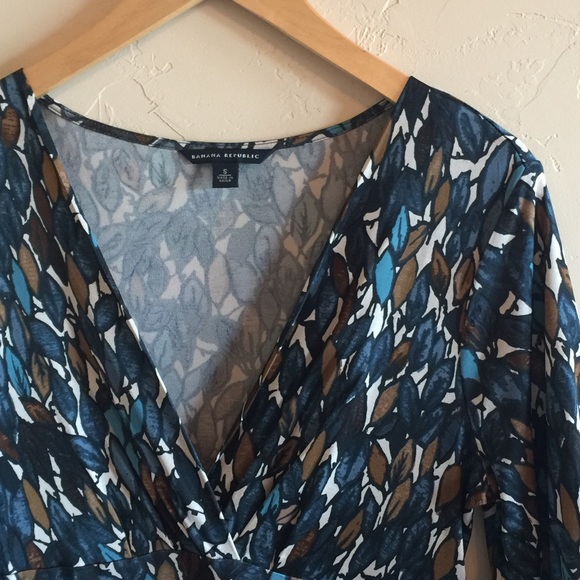 Banana Republic Leaf Print Dress