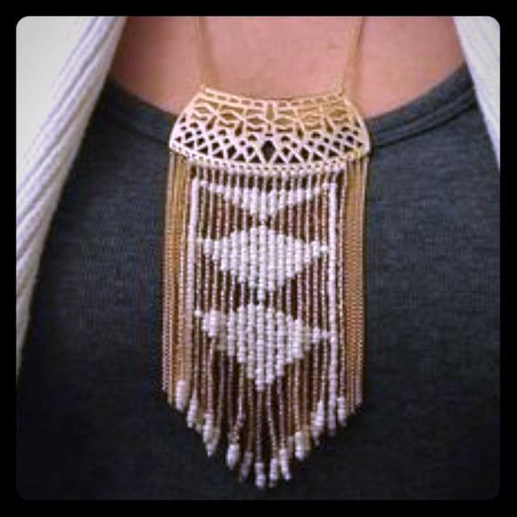 Stella & Dot Avalon Fringe Necklace - Picture 1 of 3