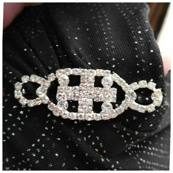 Elegant Black Sparkling Dinner/Party Dress - Picture 4 of 4