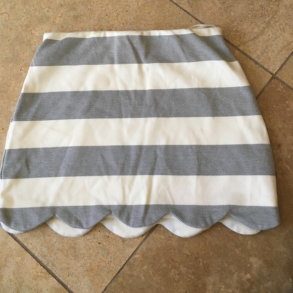 topshop striped mini skirt