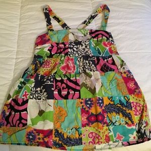 J. Crew Patchwork Top, Size 6