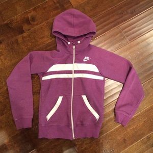 Nike Zip Up - Purple - Small